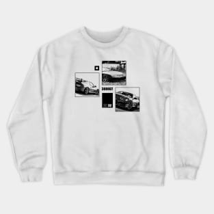 MITSUBISHI 3000GT Black 'N White Archive Crewneck Sweatshirt